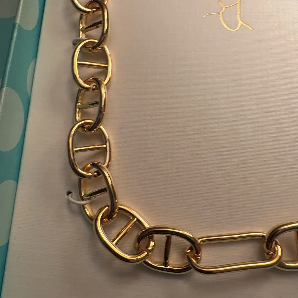 NEW House of Harlow 1960 Gold Chain Necklace
